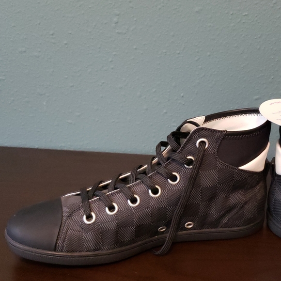 Louis Vuitton Nylon Damien Graphite Sneakers 5.5 main image 4